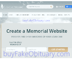 Image of Forevermissed online obituary website.